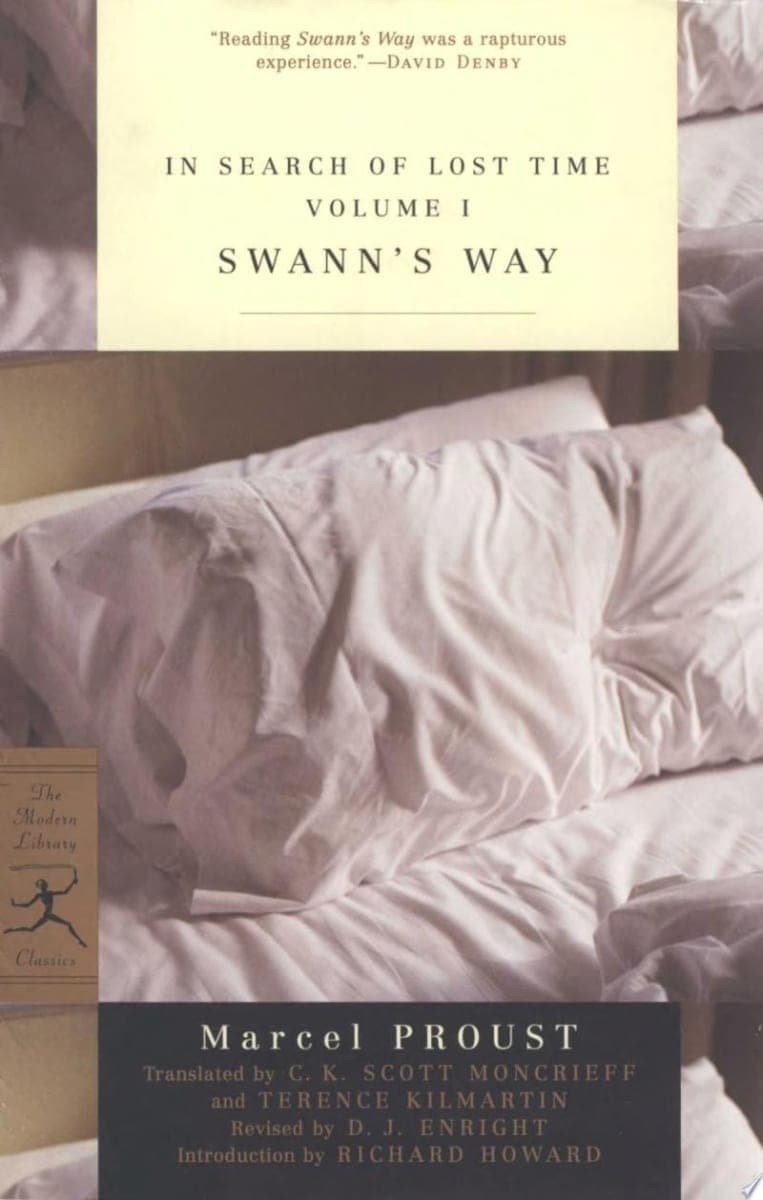 In Search of Lost Time Volume I Swann's Way